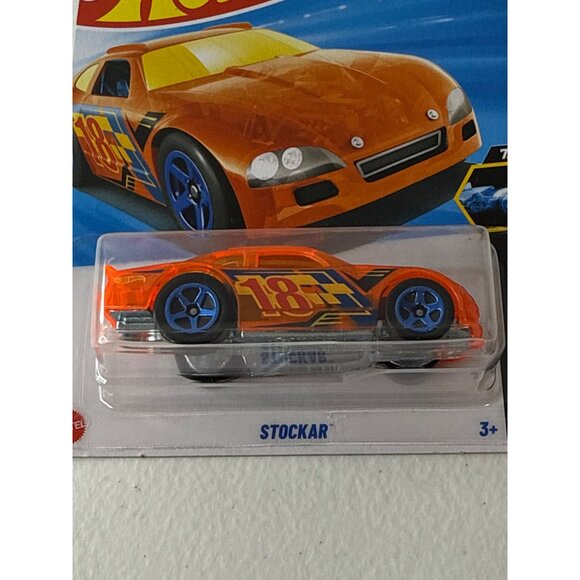 Hot Wheels Stockar X-Raycers Orange Blue 18 Car 2023 Diecast 7/10 - Picture 3 of 3